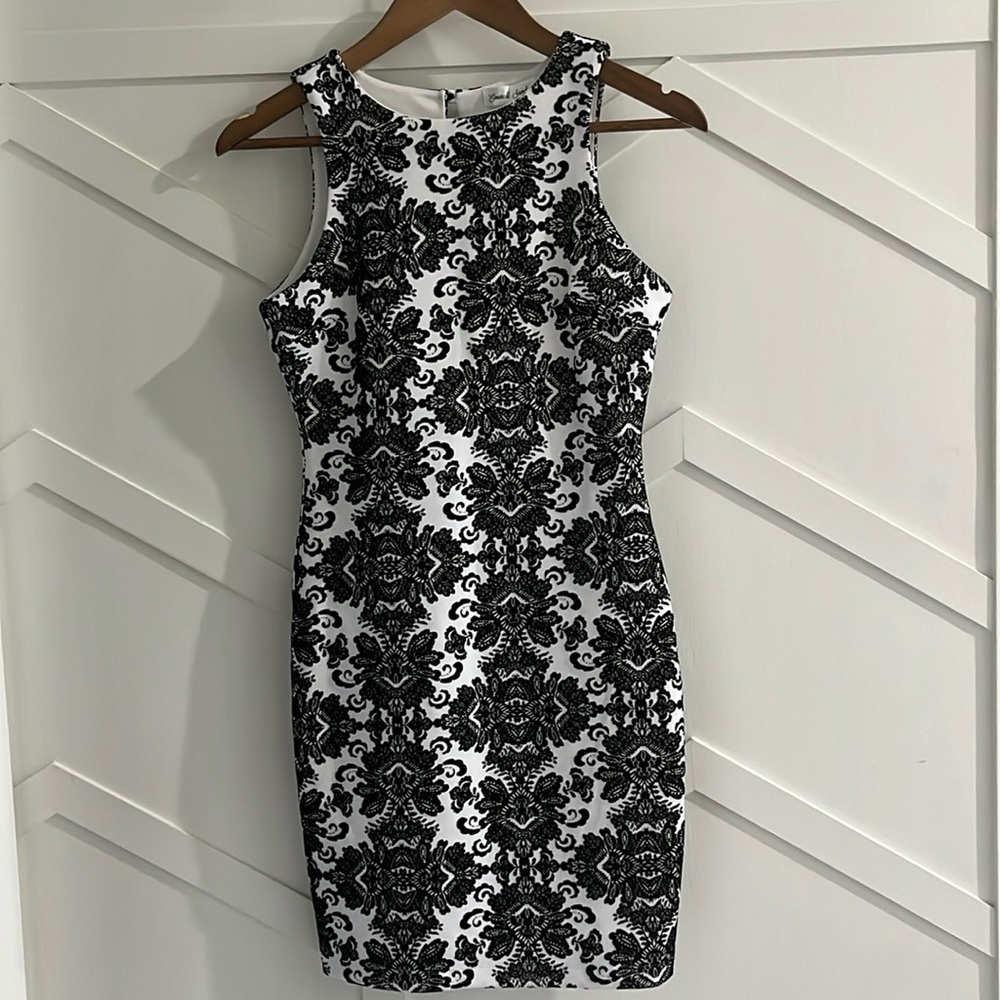 Black and white dress